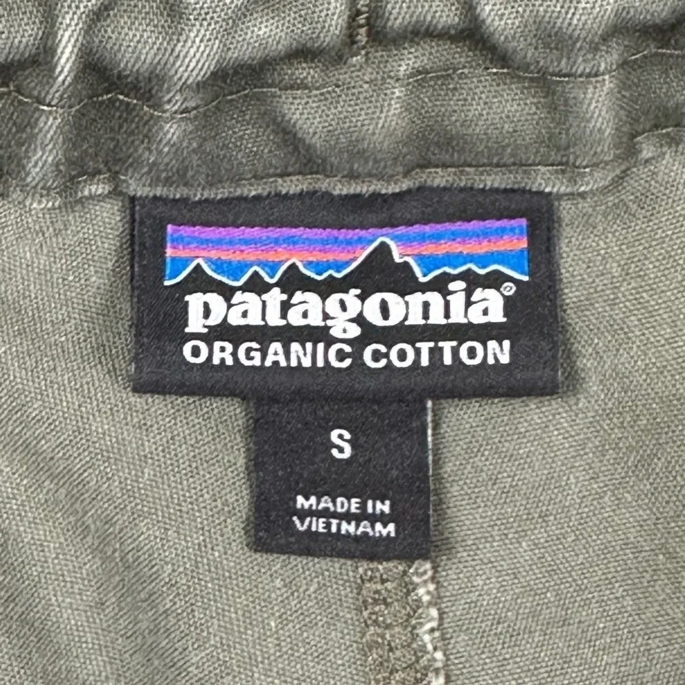 Patagonia Twill Traveler Pants Men's S Industrial Green Stretch Organic Cotton